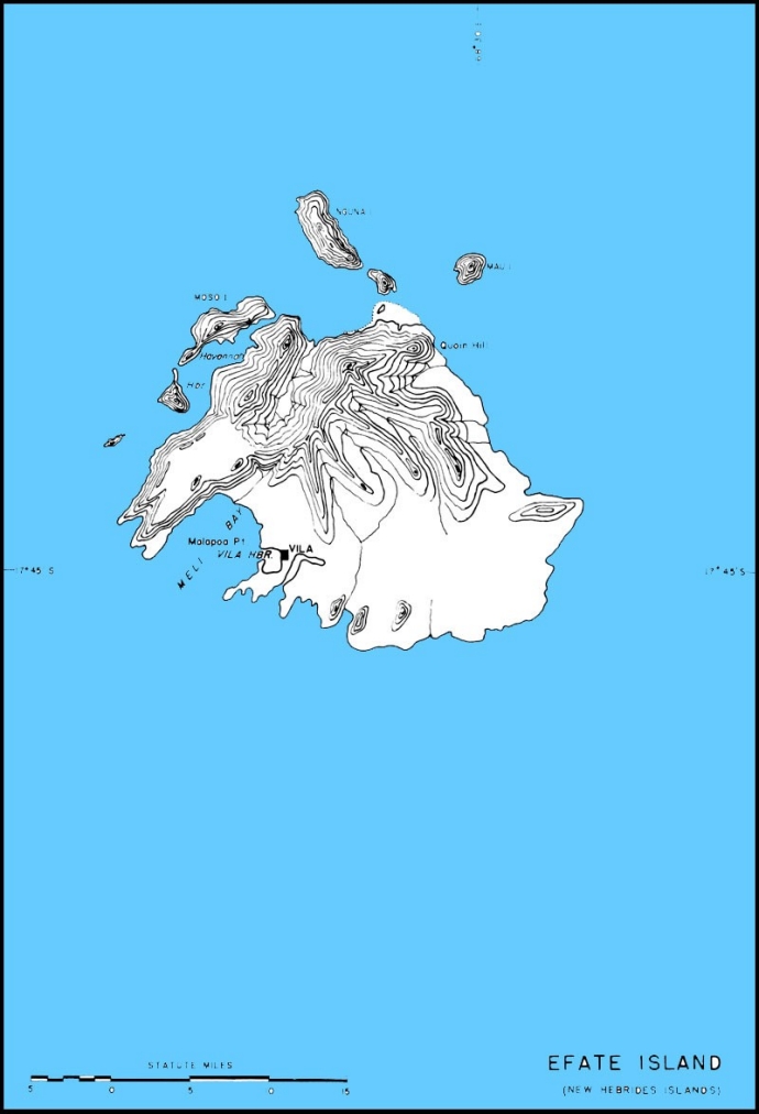 Efate Island. 