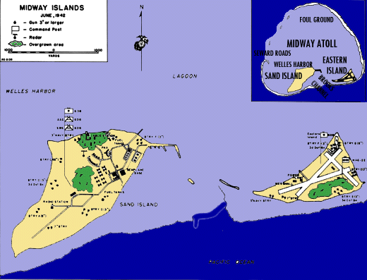 Map 10: Midway Islands, June 1942 