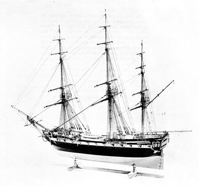 Model of USS Raleigh
