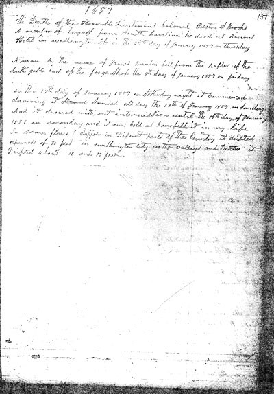 Page 151 of the Michael Shiner Diary