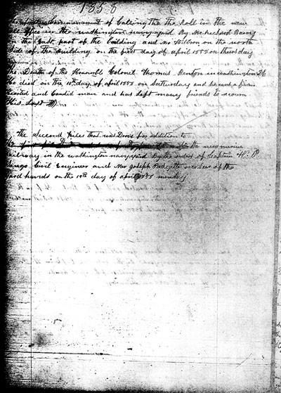 Page 164 of the Michael Shiner Diary