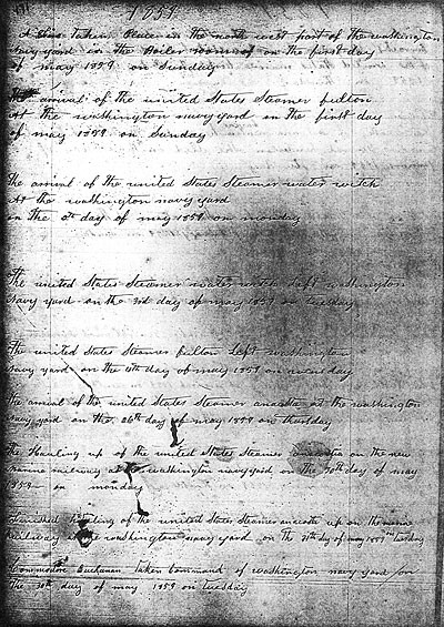 Page 171 of the Michael Shiner Diary