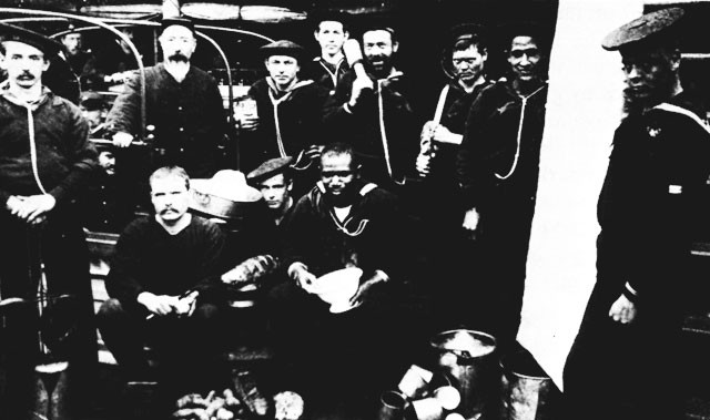 Berth Deck Cooks of the USS Ossipee in 1887
