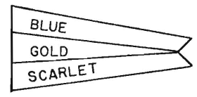 Burgee pennant design image, text below image.