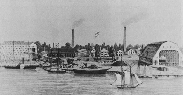 Washington Navy Yard, Washington, D.C., circa 1862.