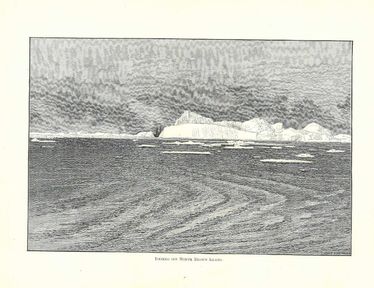Iceberg Off North Brown Island.