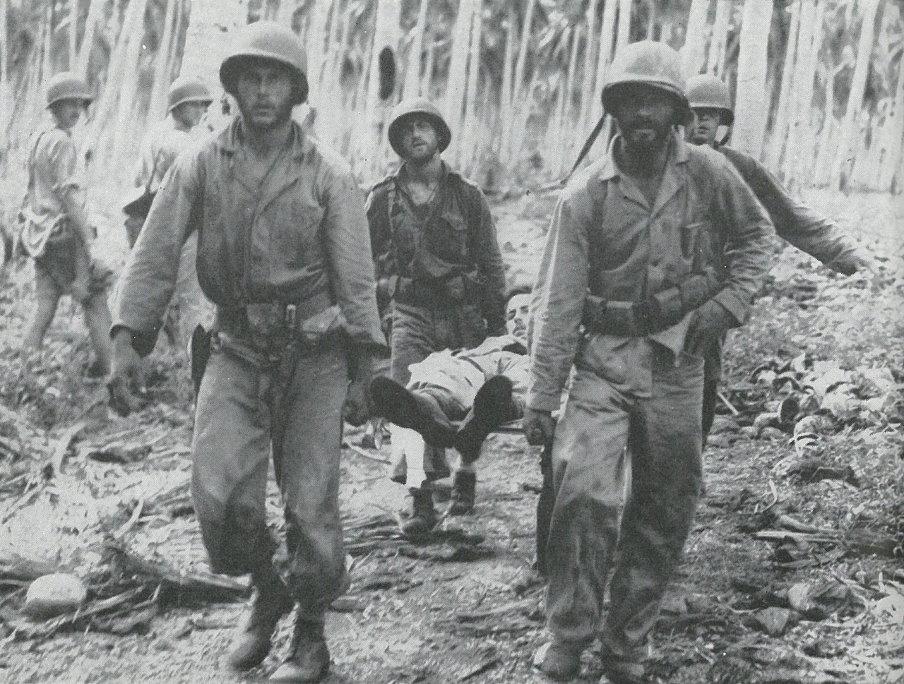 HEAVY CASUALTIES WERE SUFFERED by the 5th Marines on 1 November.