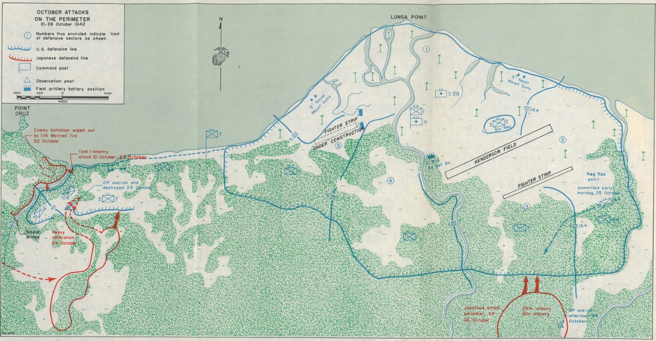 Map 12: October Attacks on the Perimeter.