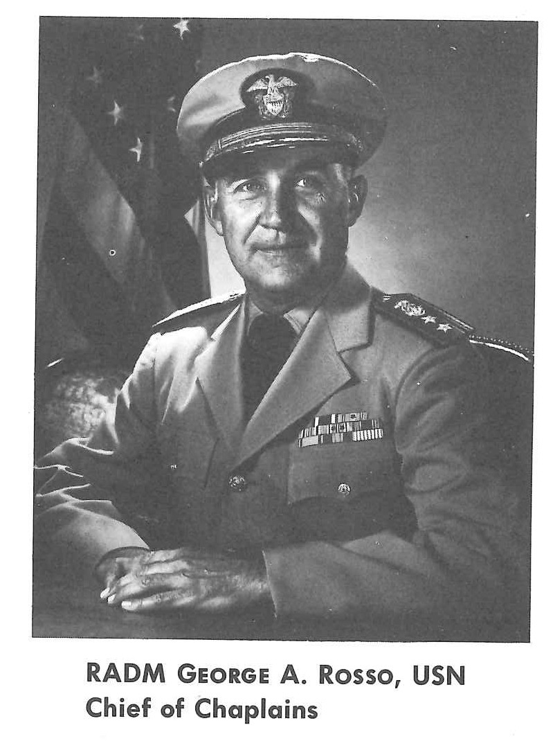 RADM George A. Rosso, USN Chief of Chaplains