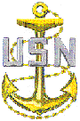 Image related to USN Emblem: gold anchor with "USN"