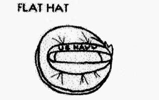 Drawing of how to fold a flat hat