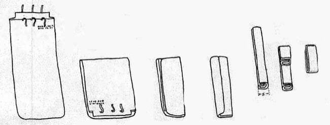 Drawing of how to fold a mattress