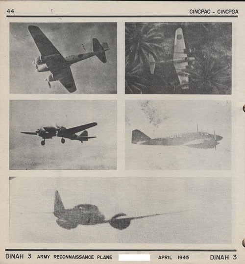 Five images of DINAH 3 Army Reconnaissance Plane.