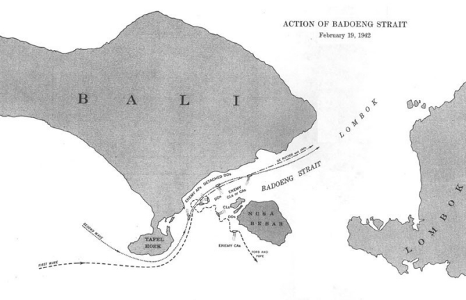 Action of Badoeng Strait - February 19.