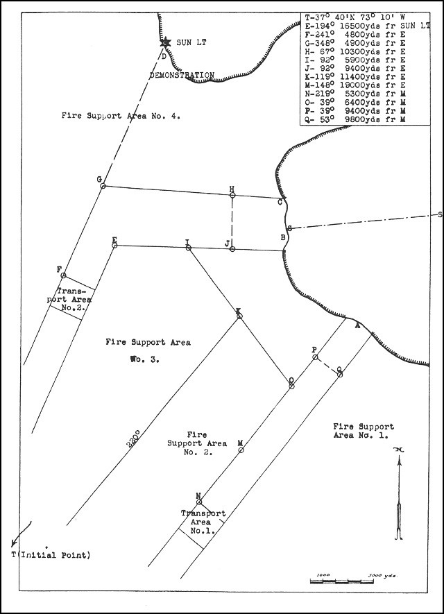 Fig. 1 - Station and maneuver area.