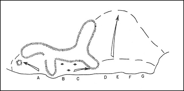 Fig. 10: Diagram of scheme of maneuver.