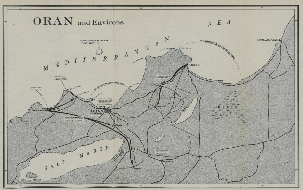 Map of Oran and Environs