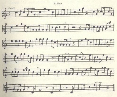 Image of musical score for Tattoo.