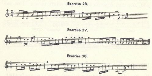 Image of Exercises 28, 29, and 30.