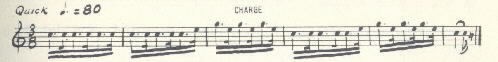 Image of musical score for Charge.