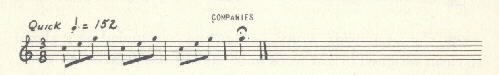 Image of musical score for Companies.