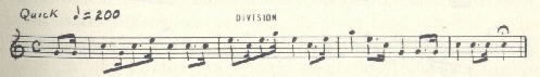 Image of musical score for Division.