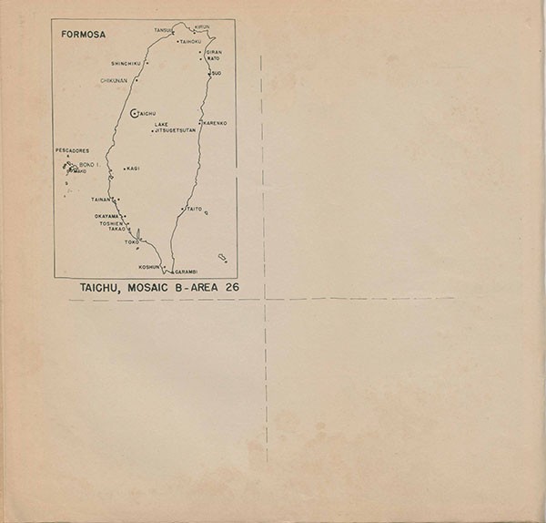 Map: Taichu, Mosaic B - Area 26.