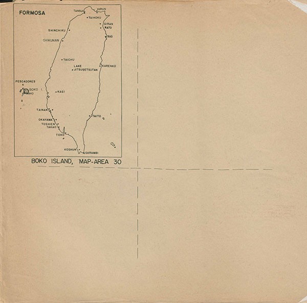 Map: Boko Island, Map - Area 30.