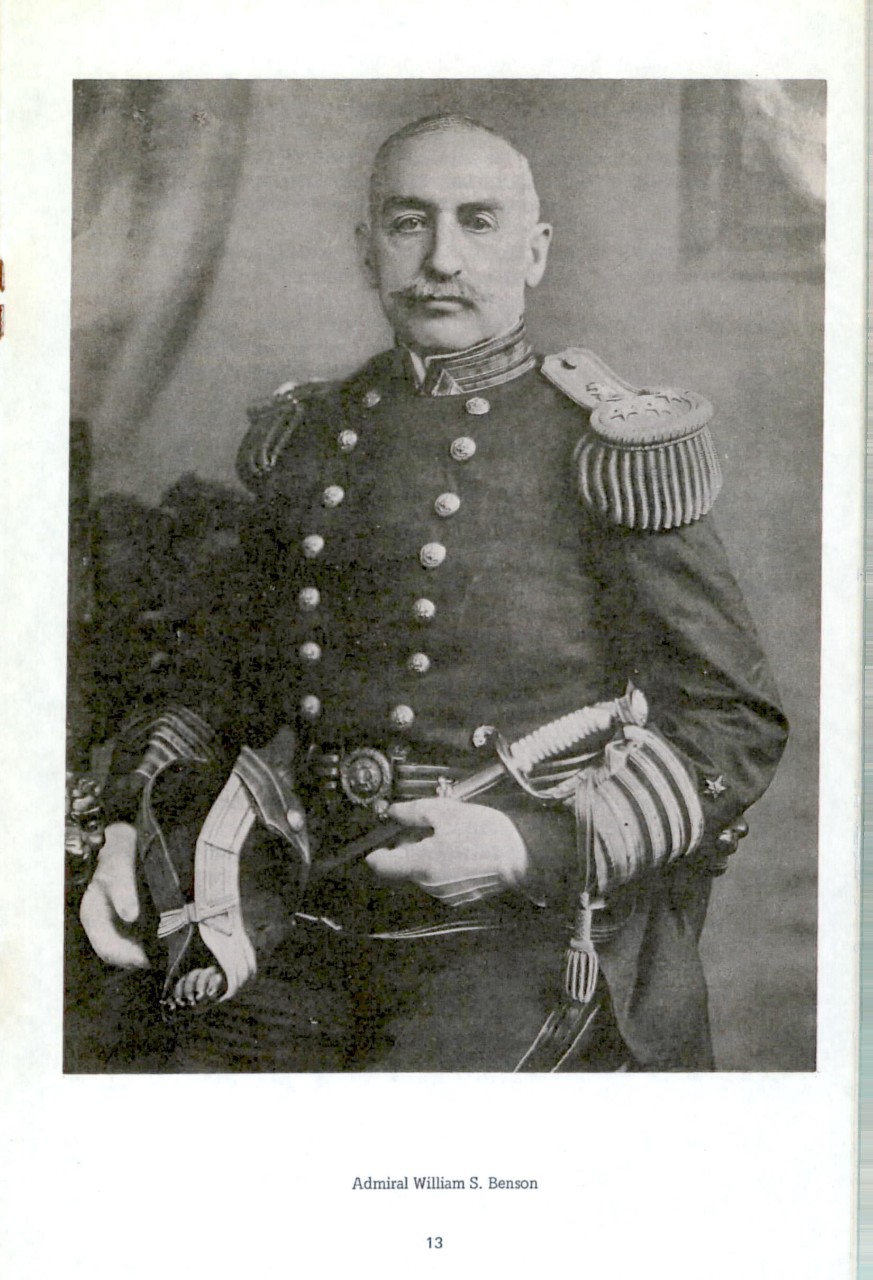 <p>Admiral William S. Benson&nbsp;</p>
