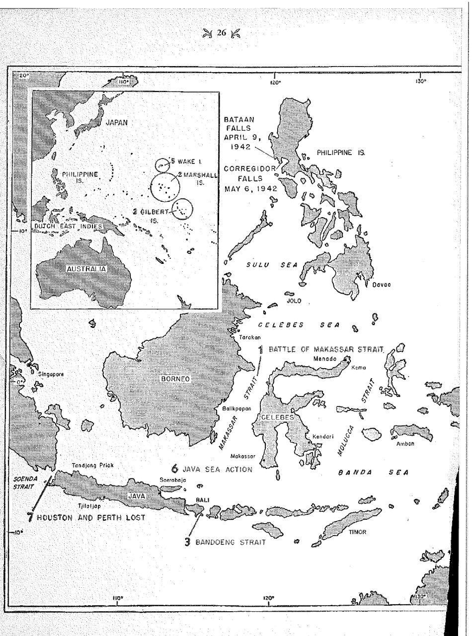 <p>Map of Battles at sea&nbsp;</p>
