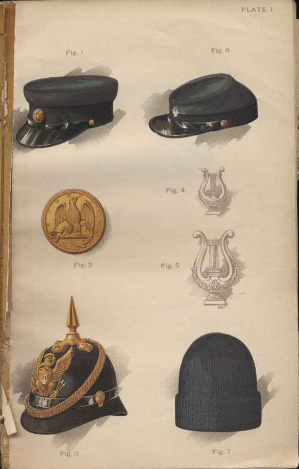 Plate I 1897 Uniform Regulations.