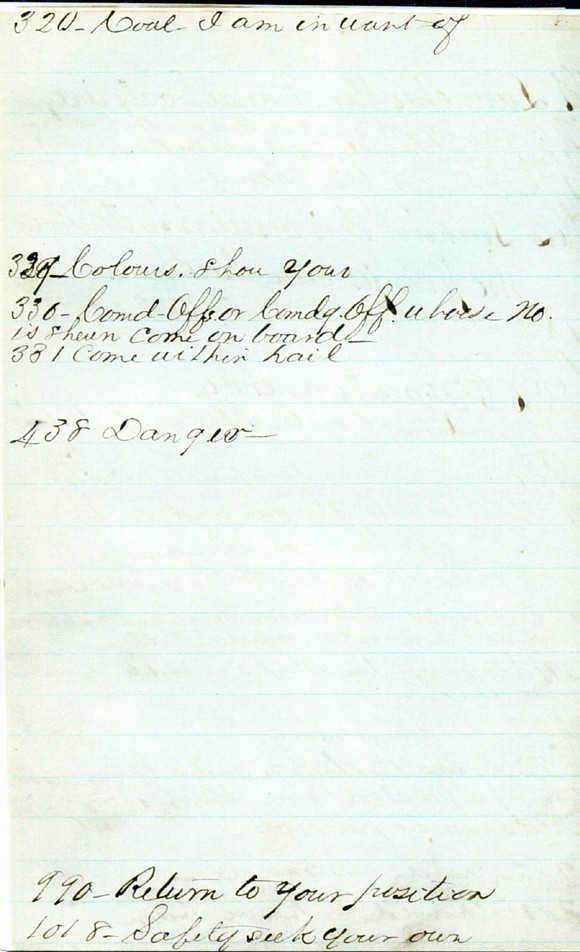 Confederate States Signal Book, page 16.
