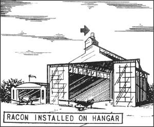 Racon Installed on Hangar.