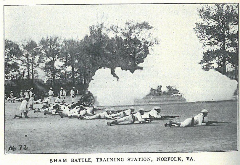 Sham Battle, Training Station, Norfolk, VA. pg12