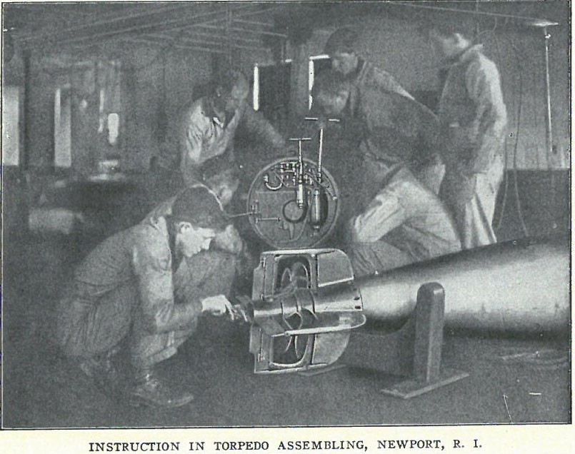 Instruction in torpedo assembling, Newport, R.I. pg31