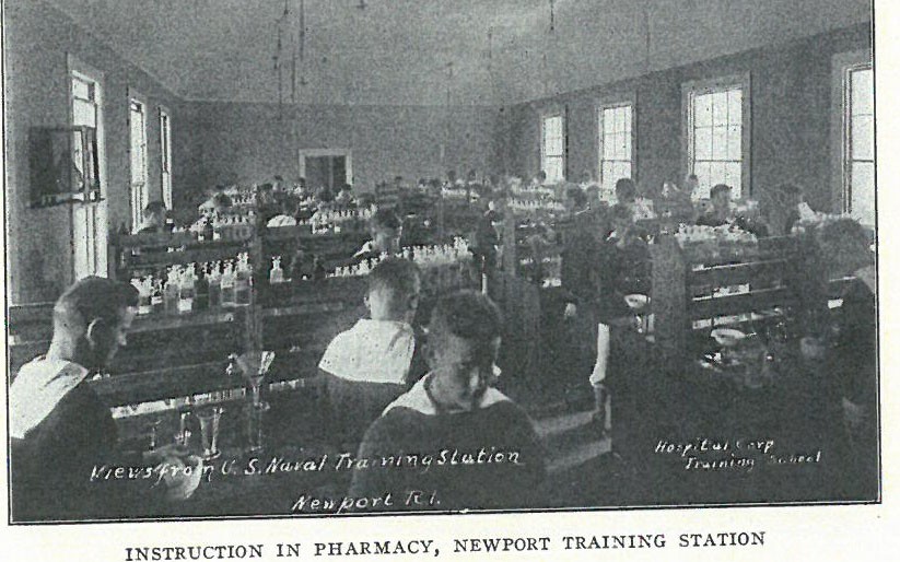 Instruction in pharmacy, newport training station pg43
