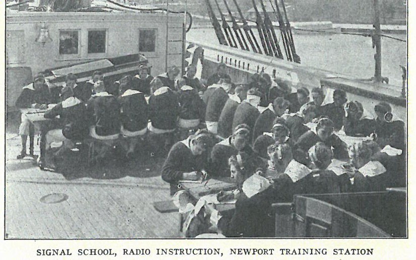 Signal School, Radio Instruction, Newport Training Station pg23