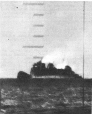 Japanese Destroyer Okikaze Sinking