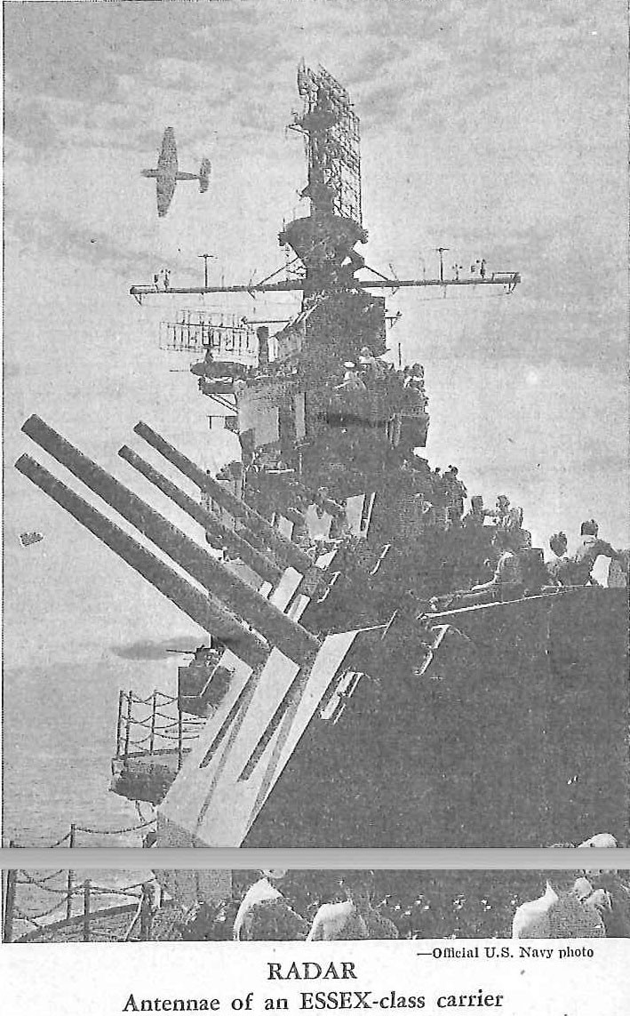 RADAR Antennae of an Essex-class carrier
