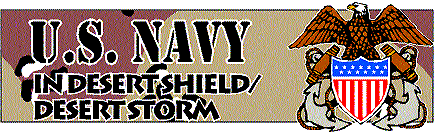 U.S. Navy in Desert Shield/Desert Storm banner
