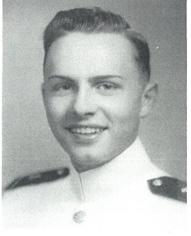 Image of Captain Lionel E. Ames, Jr. is on page 263 of the 1948 Lucky Bag.