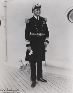 Vice Admiral Aldolphus Andrews, US Navy. View taken 1 February 1941, aboard USS Indianapolis (CA-35), while Commander, Scouting Force, US Fleet. Photographic Section, Naval History and Heritage Command, #NH83929.