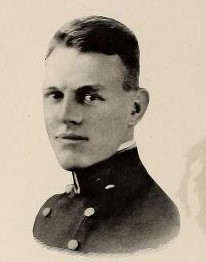 Photo of Rear Admiral James George Atkins copied from the 1918 edition of the U.S. Naval Academy yearbook 'Lucky Bag'.