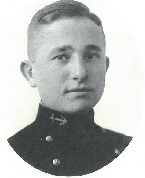 Photo of RADM George H. Bahm copied from page 169 of the 1927 edition of the U.S. Naval Academy yearbook 'Lucky Bag'.