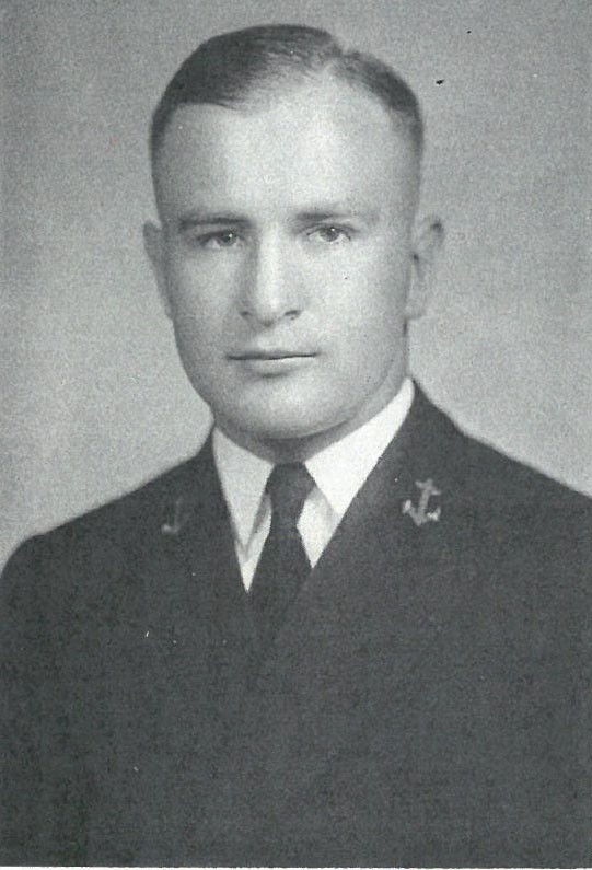 Photo of Captain Leonard J. Baird copied from page 109 of the 1935 edition of the U.S. Naval Academy yearbook 'Lucky Bag'.