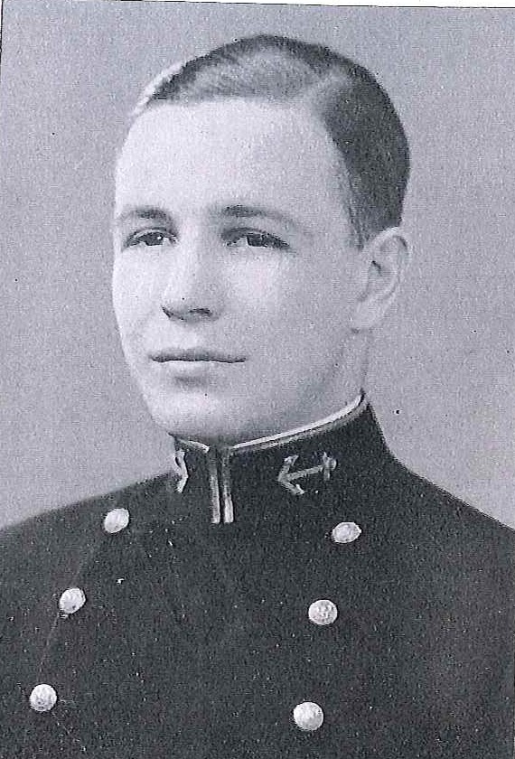 Photo of Richard R. Ballinger copied from page 282 of the 1929 edition of the U.S. Naval Academy yearbook 'Lucky Bag'.