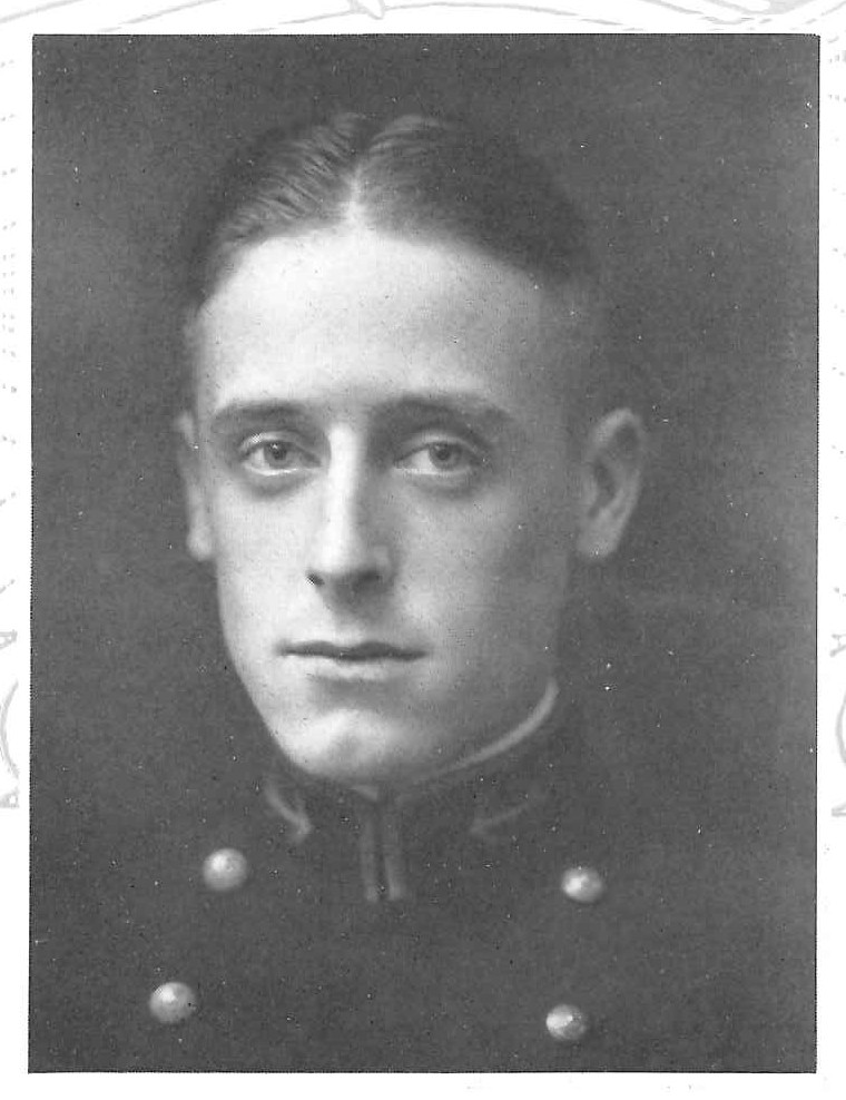 Photo of Lieutenant Commander Richard S. Baron copied from page 106 of the 1924 edition of the U.S. Naval Academy yearbook 'Lucky Bag'