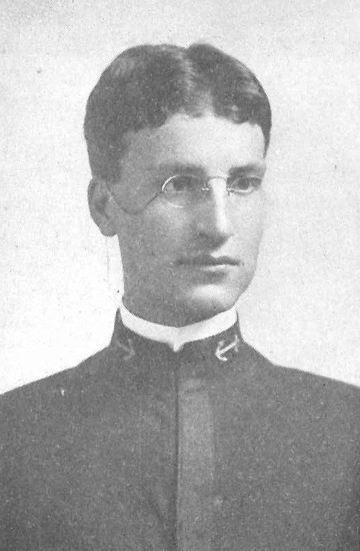 Photo of Claude Oscar Bassett copied from page 23 of the 1907 edition of the U.S. Naval Academy yearbook 'Lucky Bag'