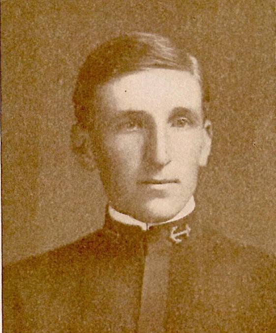 Photo of Rear Admiral Harold M. Bemis photocopied from page 26 of the 1906 edition of the U.S. Naval Academy yearbook 'Lucky Bag'.