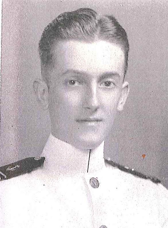 Photo of Captain Winfred E. Berg copied from page 85 of the 1939 edition of the U.S. Naval Academy yearbook 'Lucky Bag'.